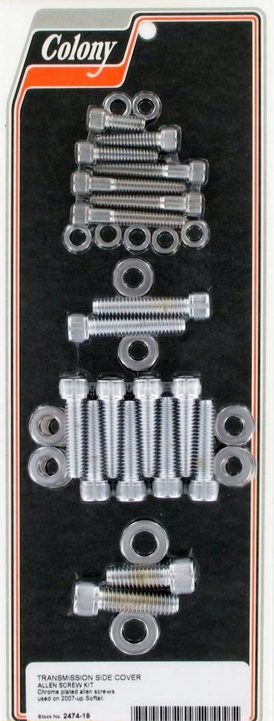 TRANSMISSION SIDE COVER SCREWS